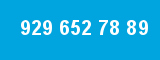 929 652 78 89 929 652 78 89
